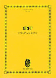 Carmina Burana Study Scores sheet music cover Thumbnail